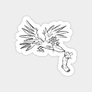 Edgar Lends a Beak Sticker